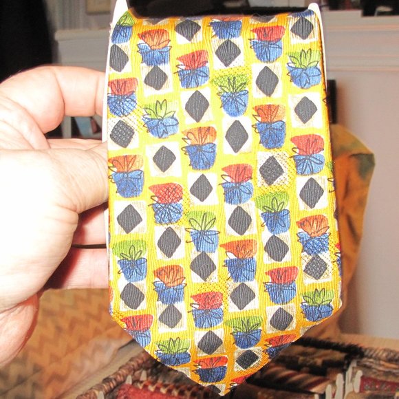 Ermenegildo Zegna Tie 4" Wide - Picture 1 of 11